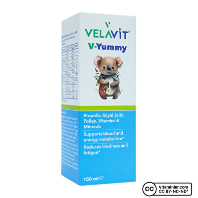 Velavit V-Yummy Şurup 150 mL Ballı