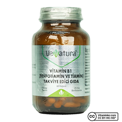VeNatura Vitamin B1 60 Kapsül