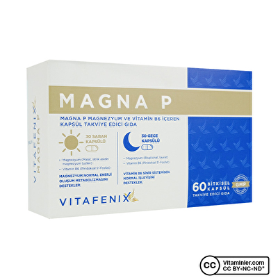 Vitafenix Magna P Magnezyum B6 60 Kapsül