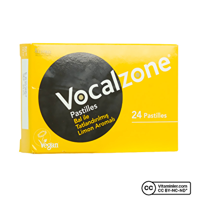 Vocalzone Ballı Pastil 24 Pastil Limon