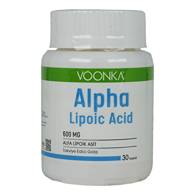 Voonka Alpha Lipoic Acid 600 Mg 30 Kapsül