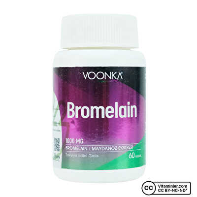 Voonka Bromelain 60 Kapsül