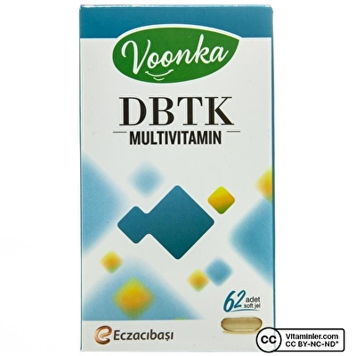 Voonka DBTK Multivitamin 62 Kapsül