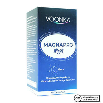 Voonka MagnaPro Night Magnezyum 30 Kapsül