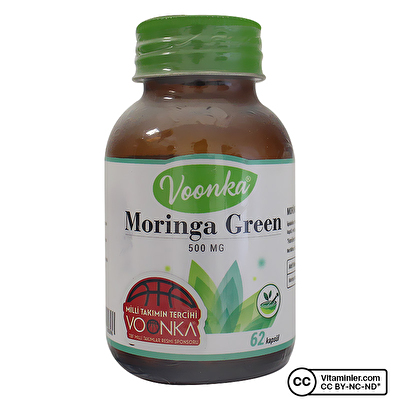 Voonka Moringa Green 500 Mg 62 Kapsül