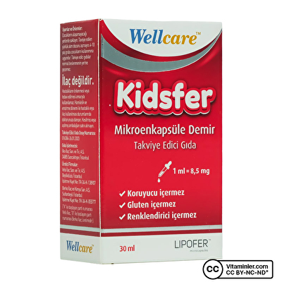 Wellcare Kidsfer Demir Damla 30 mL