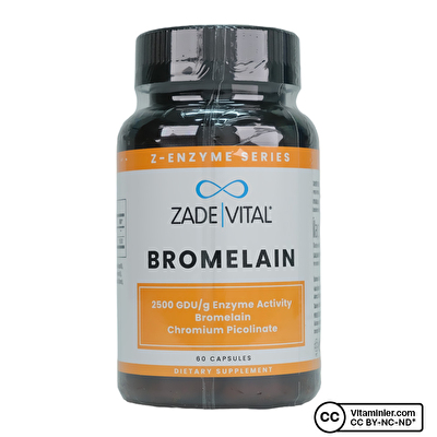Zade Vital Bromelain 60 Kapsül