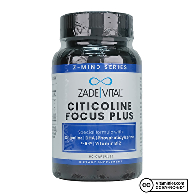 Zade Vital Citicolin Focus Plus Omega 3 60 Kapsül