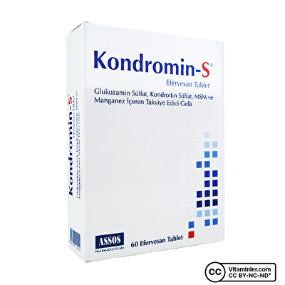 Akatis Kondromin - S + MSM 60 Efervesan Tablet - 1