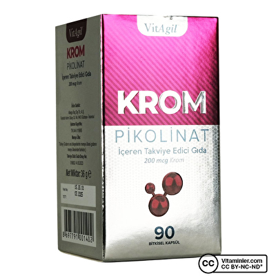 Allergo VitAgil Krom Pikolinat 90 Kapsül -1