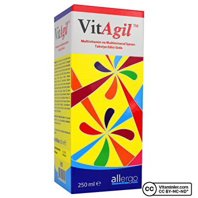 Allergo VitAgil Multivitamin-Mineral Şurup 250 mL - 1