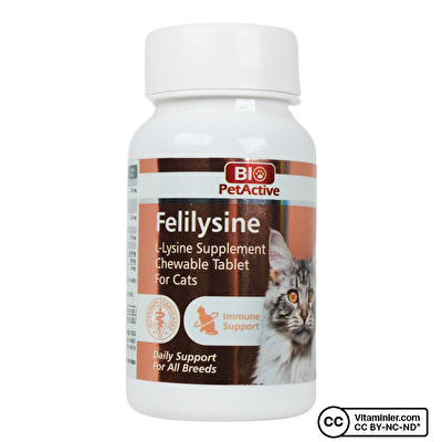 Bio PetActive Felilysine For Cats 90 Tablet -1
