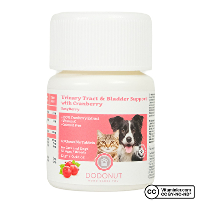 Dodonut Urinary Tract For Cats and Dogs 40 Tablet -1