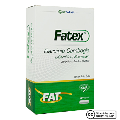 Fatex Garcinia Cambogia L-Carnitine - Chromium 60 Kapsül - 1