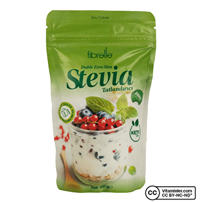 Fibrelle Double Zero Slim Stevialı Tatlandırıcı 240 Gr -1