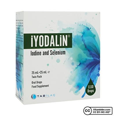 Iyodalin İyot ve Selenyum 2 x 25 mL Damla -1