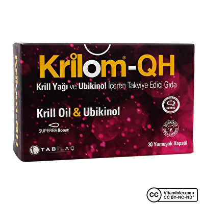Krilom-QH Krill Oil ve Ubikinol 30 Kapsül -1