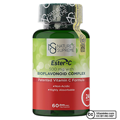 Nature's Supreme Ester-C 500 Mg C Vitamini 60 Kapsül -1