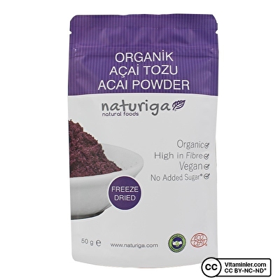 Naturiga Organik Açai Tozu 50 Gr -1