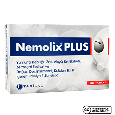 Nemolix Plus Yumurta Kabuğu Zarı 30 Tablet - 1