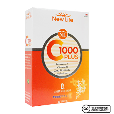 New Life C-1000 Plus C Vitamini 30 Tablet -1
