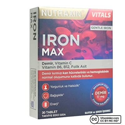 Nutraxin Iron Max 30 Tablet - 1