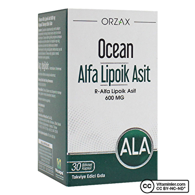 Ocean Alfa Lipoik Asit 600 Mg 30 Kapsül -1