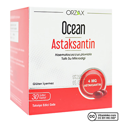 Ocean Astaksantin Doğal Antioksidan 30 Kapsül - 1