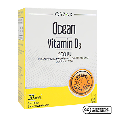 Ocean Vitamin D3 600 IU 20 mL - 1