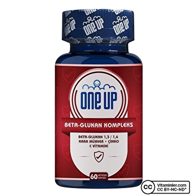 One Up Beta-Glukan Kompleks 60 Kapsül - 1
