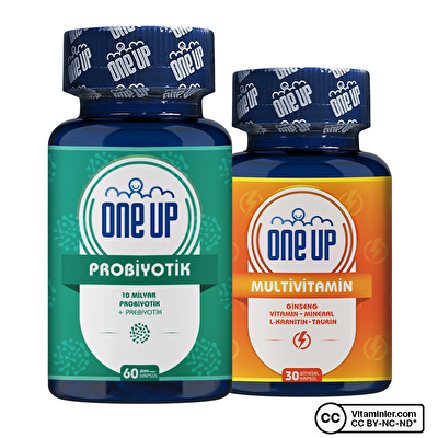 One Up Multivitamin + Probiyotik Seti -1