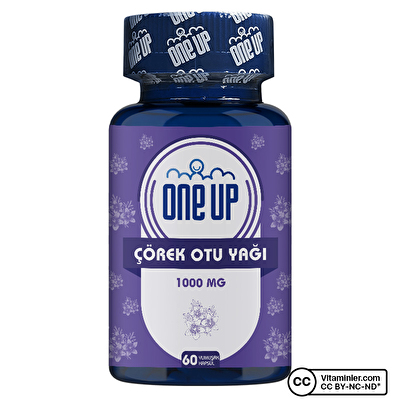 One Up Çörek Otu Yağı 1000 Mg 60 Yumuşak Kapsül -1