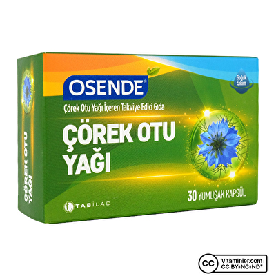 Osende Çörek Otu Yağı 30 Kapsül -1