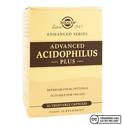 Solgar Advanced Acidophilus Plus 60 Kapsül - 1