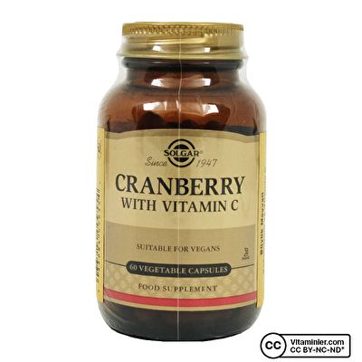 Solgar Cranberry with Vitamin C 60 Kapsül - 1