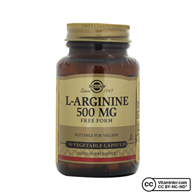 Solgar L-Arginine 500 Mg 50 Kapsül -1