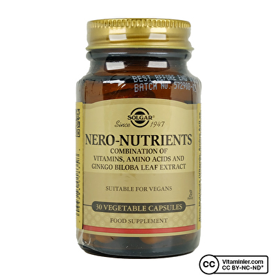 Solgar Nero Nutrients 30 Kapsül - 1