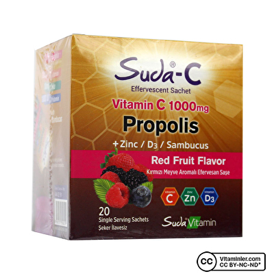 Suda C Vitamin C 1000 Mg Propolis 20 Saşe -1