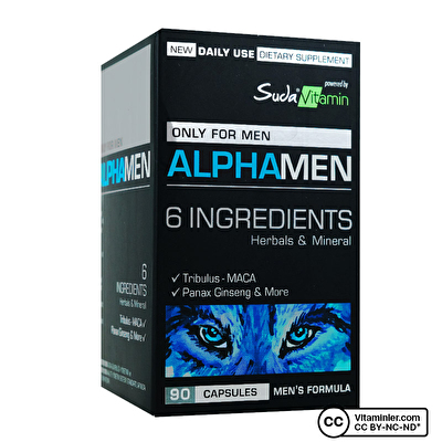 Suda Vitamin Alphamen 90 Kapsül -1
