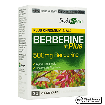 Suda Vitamin Berberine Plus 30 Kapsül - 1