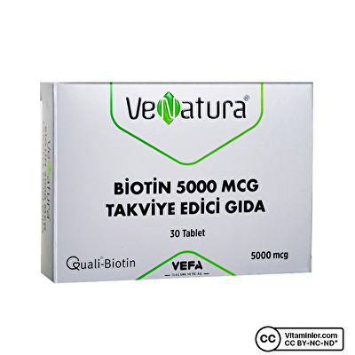 Venatura Biotin 5000 Mcg 30 Tablet -1