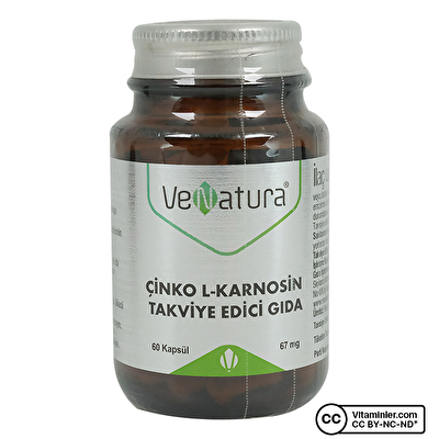 Venatura Çinko L-Karnosin 60 Kapsül -1
