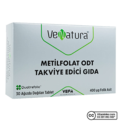 Venatura Metilfolat ODT 400 Mcg 30 Tablet -1