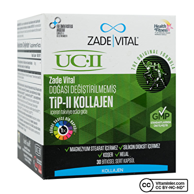 Zade Vital UC-II 40 Mg Kolajen 30 Kapsül - 1